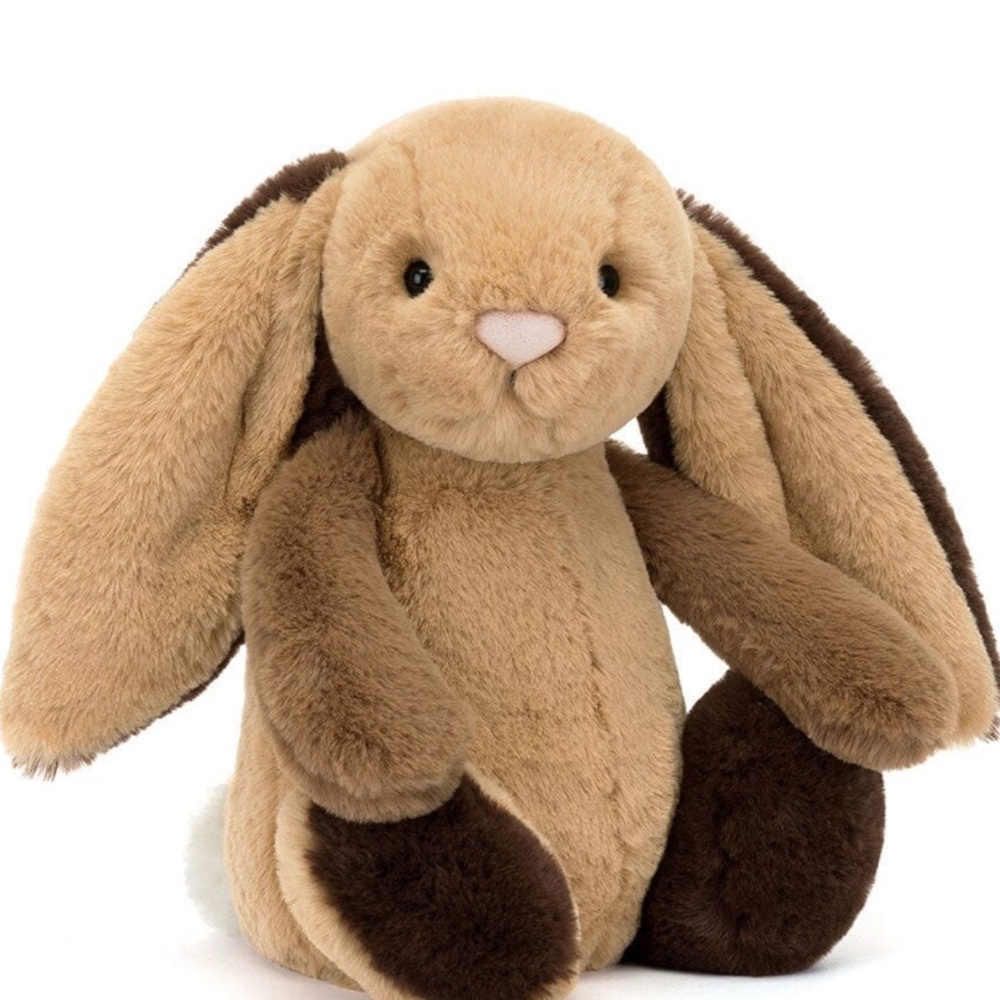 NWT Jellycat Bashful Patch Work Bunny